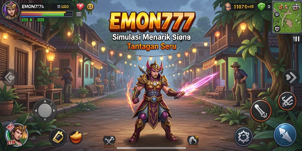 Tampilan gameplay EMON777 yang menarik dan interaktif dalam simulasi.