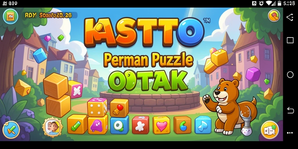 Tampilan gameplay KASTOTO yang seru dan menarik.