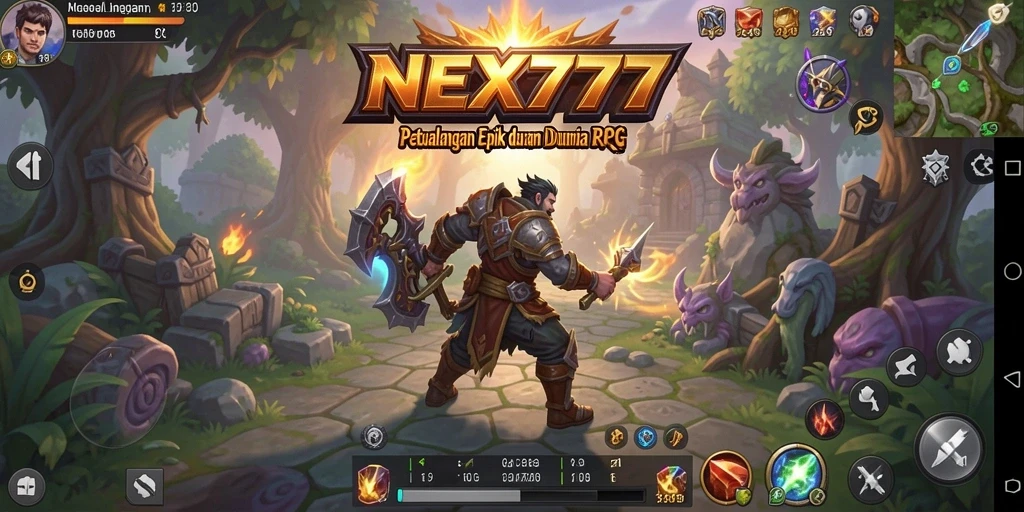 Screenshot gameplay NEX777 yang menampilkan aksi pertarungan yang seru.