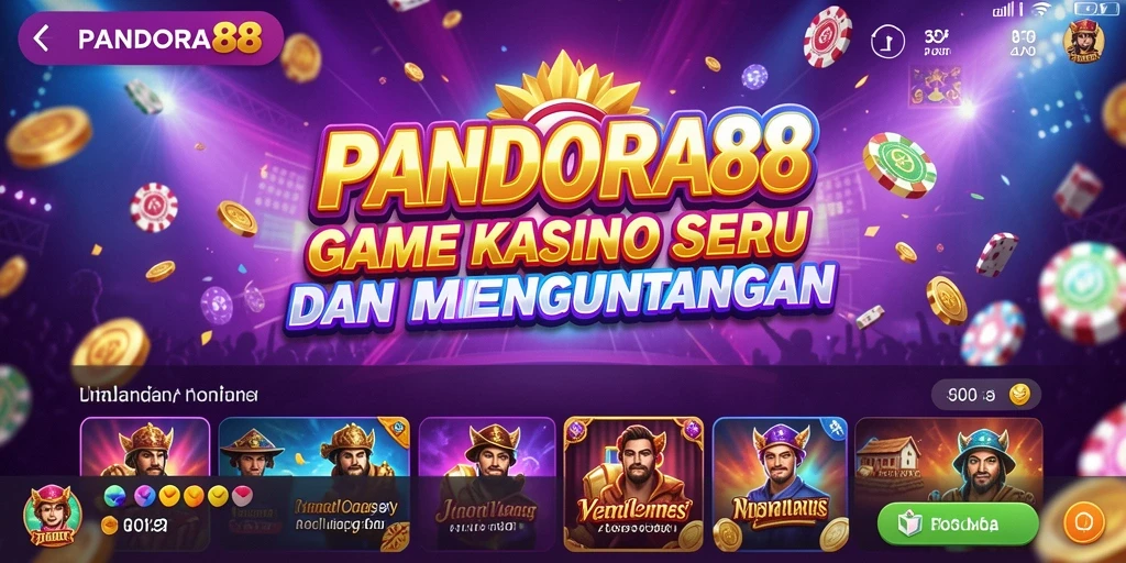Tangkapan layar gameplay PANDORA88 menampilkan aksi kasino yang mendebarkan.