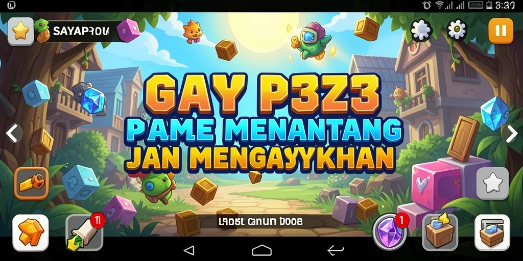 Tampilan gameplay seru dalam SAYAP33 dengan berbagai puzzle menarik.