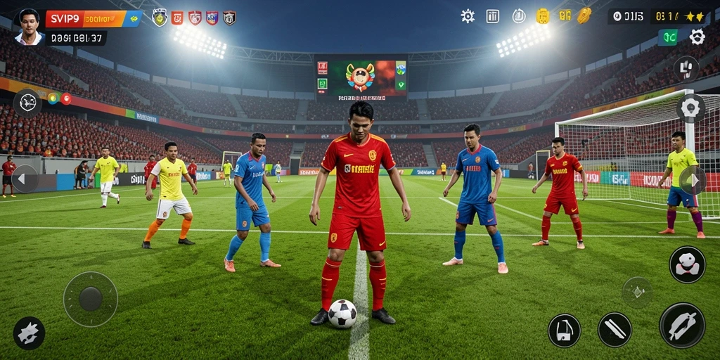 Tangkapan layar utama dari gameplay SVIP9 yang mendebarkan.